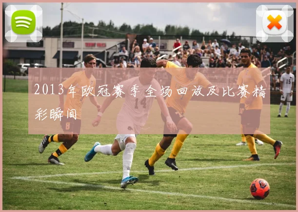 2013年欧冠赛季全场回放及比赛精彩瞬间